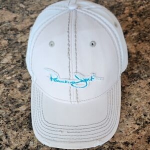 Panama Jack Pink and White Hat with Embroidered‎ Logo
